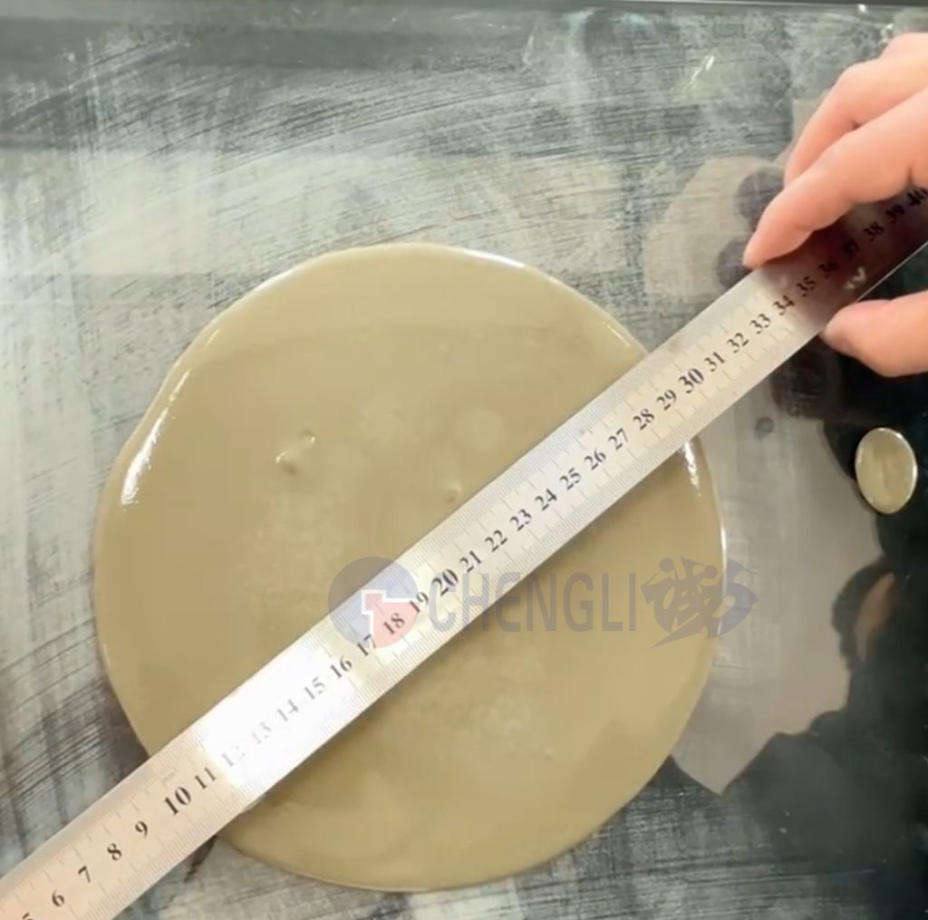 Experiment of concrete admixture dosage